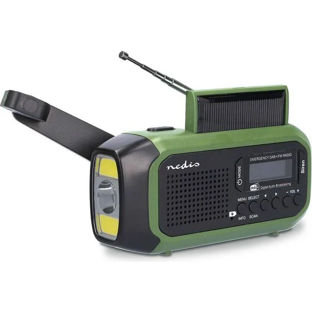 Nedis nødradio 2.500 mAh DAB+